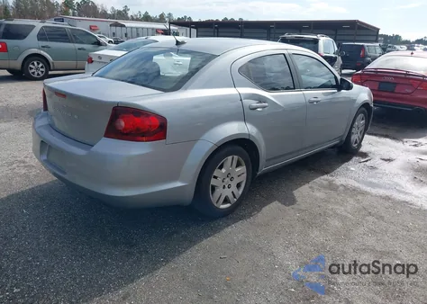 2013 Dodge Avenger Se from USA, damaged, VIN 1C3CDZAB0DN650966
